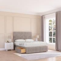 Madison Plush Bed Set ,2 Drawers, Mattress & 26" Headboard