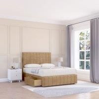 California Dumfries Bed Set ,2 Drawers, Mattress & 26" Headboard