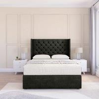 Falcon Dumfries Wingback Bed Set ,No Drawers & 54" Floor Standing Headboard