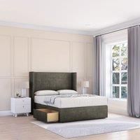 Devonshire Dumfries Wingback Bed Set ,No Drawers & 54" Floor Standing Headboard