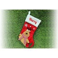 Christmas Stocking - Reindeer, Santa, Snowman