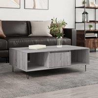 Coffee Table Grey Sonoma 104x60x35 cm Engineered Wood