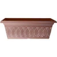 24Inch Durham Window Plant Box In Cloudy Terracotta