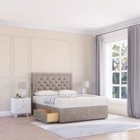 Montana Plush Bed Set With No Drawers Mattress & 26" Headboard