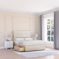 Texas Plush Bed Set With No Drawers Mattress & 26" Headboard