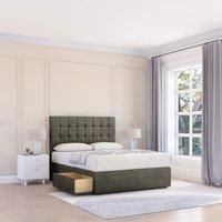 Alabama Dumfries Bed Set With No Drawers Mattress & 26" Headboard