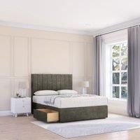 Kansas Dumfries Bed Set With No Drawers Mattress & 26" Headboard