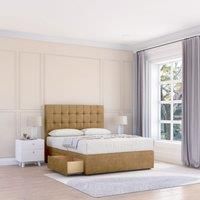 Alabama Plush Bed Set With 2 Drawers, Mattress & 26" Headboard