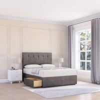 Highbury Naples Bed Set With 2 Drawers, Mattress & 26" Headboard