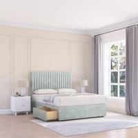 Manhattan Naples Bed Set With 2 Drawers, Mattress & 26" Headboard