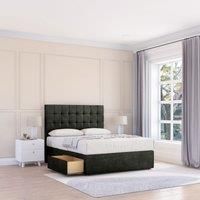 Alabama Dumfries Bed Set With 2 Drawers, Mattress & 26" Headboard