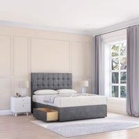 Alabama Coniston Bed Set With 4 Drawers, Mattress & 26" Headboard