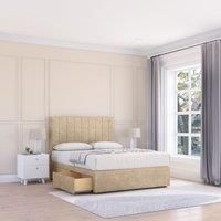Kansas Coniston Bed Set With 4 Drawers, Mattress & 26" Headboard