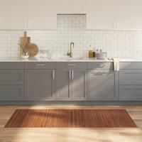 Rug Rectangular Brown80x200 cm Bamboo