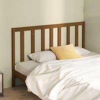 Bed Headboard Honey Brown 156x4x100 cm Solid Wood Pine