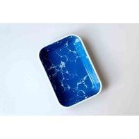 Rozi Bubble Collection Enamel Rectangular Serving And Roasting Dish
