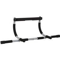 Horizontal Steel Pull Ups Bar For Home In Black And Silver
