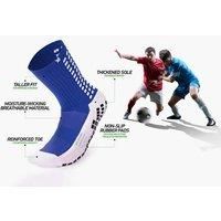 Men'S Silicone Sole Non-Slip Sports Socks - Pack Of 4! - White