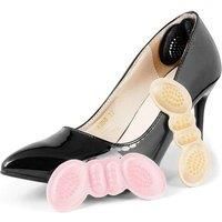 10 Pairs Of Self-Adhesive Heel Grips - Beige, Black, Pink