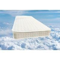 Cream White Quilted Spring Mattress - 5 Sizes