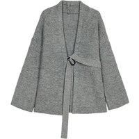 Women'S Cosy Chunky Cardigan - 4 Colour Options - White