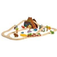 Bigjigs Rail, Dinosaur Wooden Train Set (49pc), Wooden Toys, Train Sets, Dinosaur Toys, Bigjigs Train Sets, Dinosaur Track, Wooden Train Sets, Trains For Kids