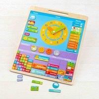 Bigjigs Toys Educational Wooden Magnetic Weather Board