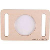 Bigjigs Toys Two Handed Wooden Magnifier Glass, none