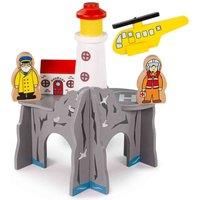 Bigjigs Rail, Lighthouse 4-Way Tunnel, Wooden Toys, Bigjigs Train Accessories, Train Tunnel, Wooden Train Set, Wooden Railway, Wooden Train Track Accessories, Tunnel For Kids