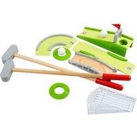 Bigjigs Toys, Crazy Golf Set, Wooden Toys, Mini Golf, Kids Golf Set, Crazy Golf Set For Kids, Garden Games, Outdoor Games For Kids, Kids Outdoor Toys