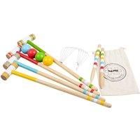 Bigjigs Toys Wooden Garden Croquet Outdoor Game Playset