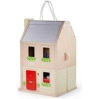 Bigjigs Toys, My First Dolls House, Wooden Toys, Wooden Dolls House, Doll House For Toddlers, 13pc Dolls House Furniture, Girls Toys, 3 Year Old Girl Gifts, Wendy House