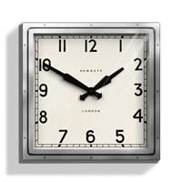 Newgate Clocks Quad Wall Clock, Dia.40cm, Silver