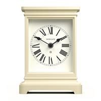 NEWGATE® Time Lord Mantel Clock Perfect Addition to the Bedroom, Office or Living Room (Linen White)