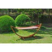 Outsunny Patio Standing Wooden Hammock