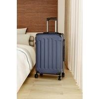 Modern Hardside Spinner Suitcase with Combination Lock, 28" Blue