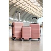 3PCS Lockable Travel Suitcase Set