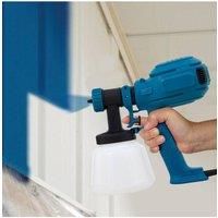 1000W Electric Paint Sprayer with 4 Nozzles,Blue/Yellow