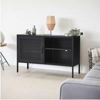 Industrial Open-Shelf Steel Filing Cabinet TV Stand