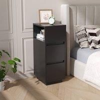 Minimalist Bedside Table with Drawers