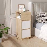Minimalist Bedside Table with Drawers