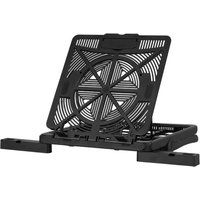 Living and Home Height-Adjustable Laptop Riser Stand in Black