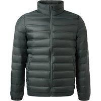 MODISHION Men's Winter Ultra Light Down Jacket in Dark Green | Size: XL