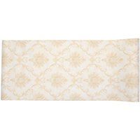 Living and Home Classic Cottage Floral Wallpaper with Elegant Vine Diamond Pattern in Ivory