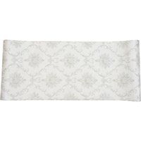 Living and Home Classic Cottage Floral Wallpaper with Elegant Vine Diamond Pattern in Cream