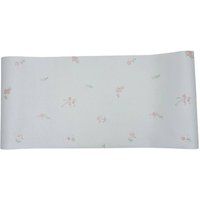 Living and Home Country Cottage Floral Wallpaper with Delicate Small Bloom & Foliage in Pale Blue