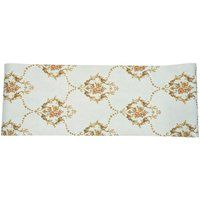 Living and Home Elegant Floral Wallpaper with Rose Vine Diamond Wall Decor Roll in Mint
