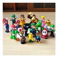 18pcs Super Mario Bros Action Figure Doll Playset Figurine Gift