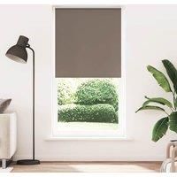 Roller Blind Blackout Coffee 115x210 cm Fabric Width 110.7 cm Polyester