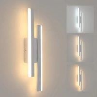 LED Indoor Wall Light,16W 1800LM Modern Wall Lamp,3 Color Temperature 3000K/4500K/6500K,Acrylic Wall Light Fixture for Bedroom